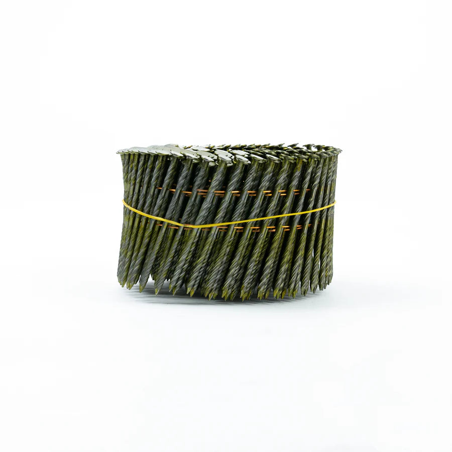 15° Wire Collated Coil Nails – Screw Shank