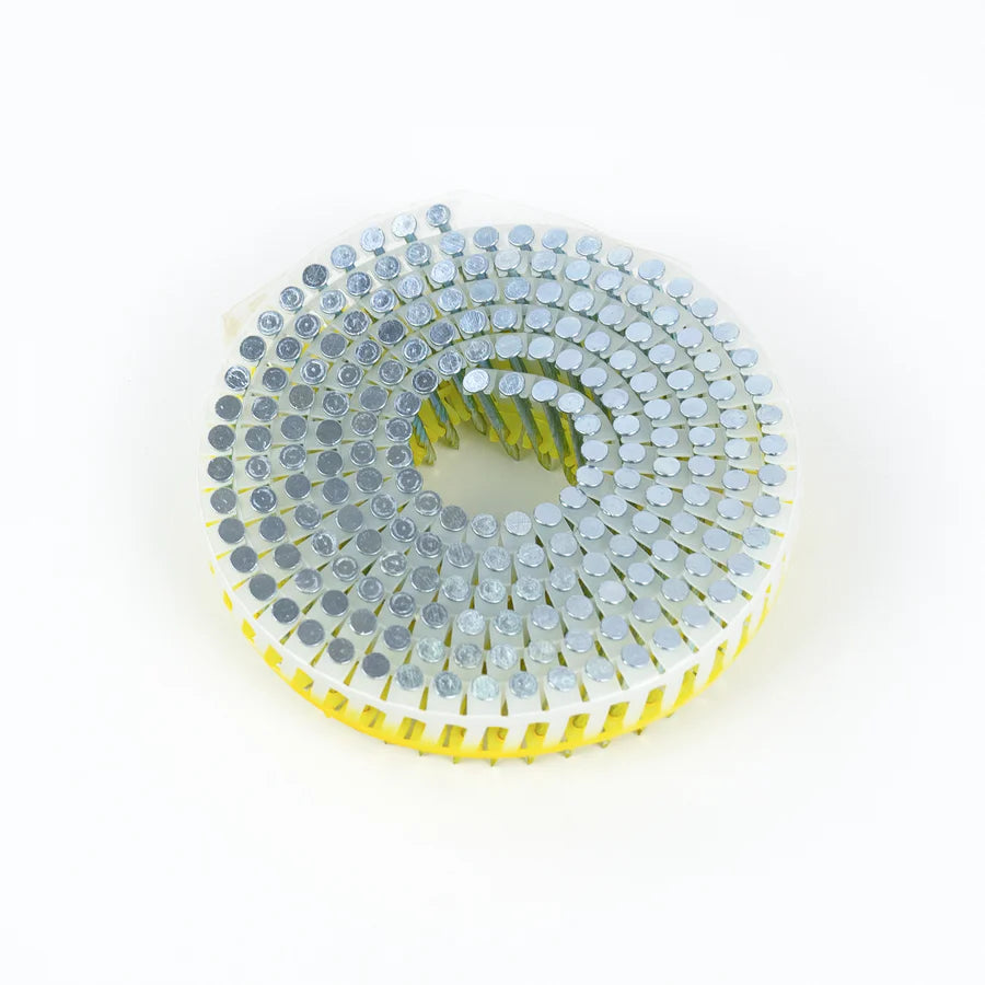 [2.5x32mm] 15° PLASTIC COLLATED HARDENED COIL NAILS