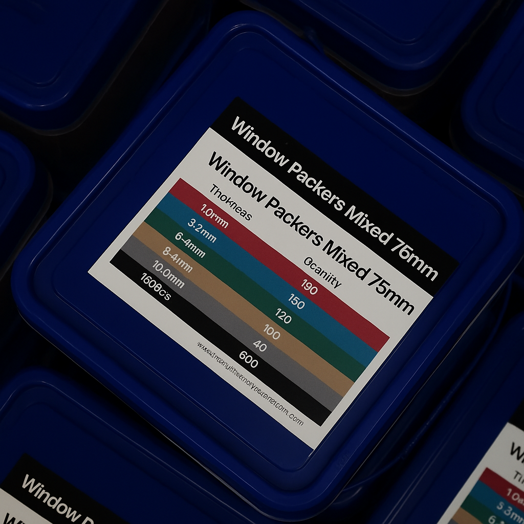 AGrade 75mm Mixed Size Packers — Multipurpose Levelling Solution