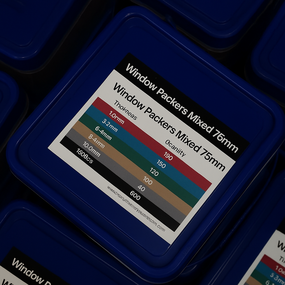 AGrade 75mm Mixed Size Packers — Multipurpose Levelling Solution