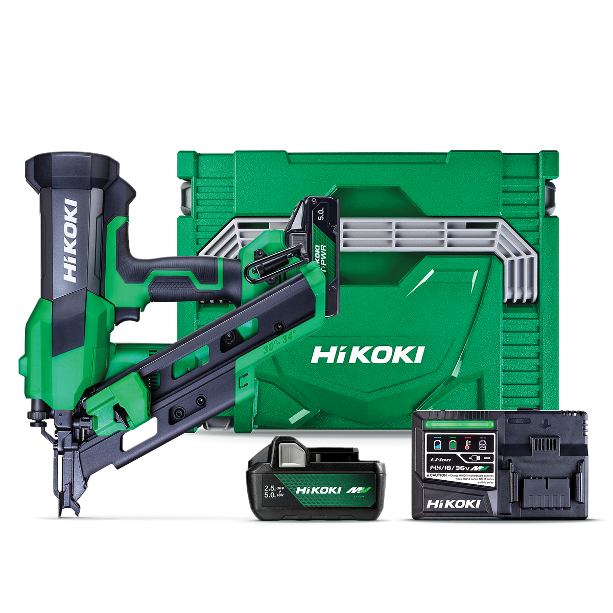 Speed Series | HiKOKI 18V Gasless 90mm Framing Nailer Kit (NR1890DCBHMZ)