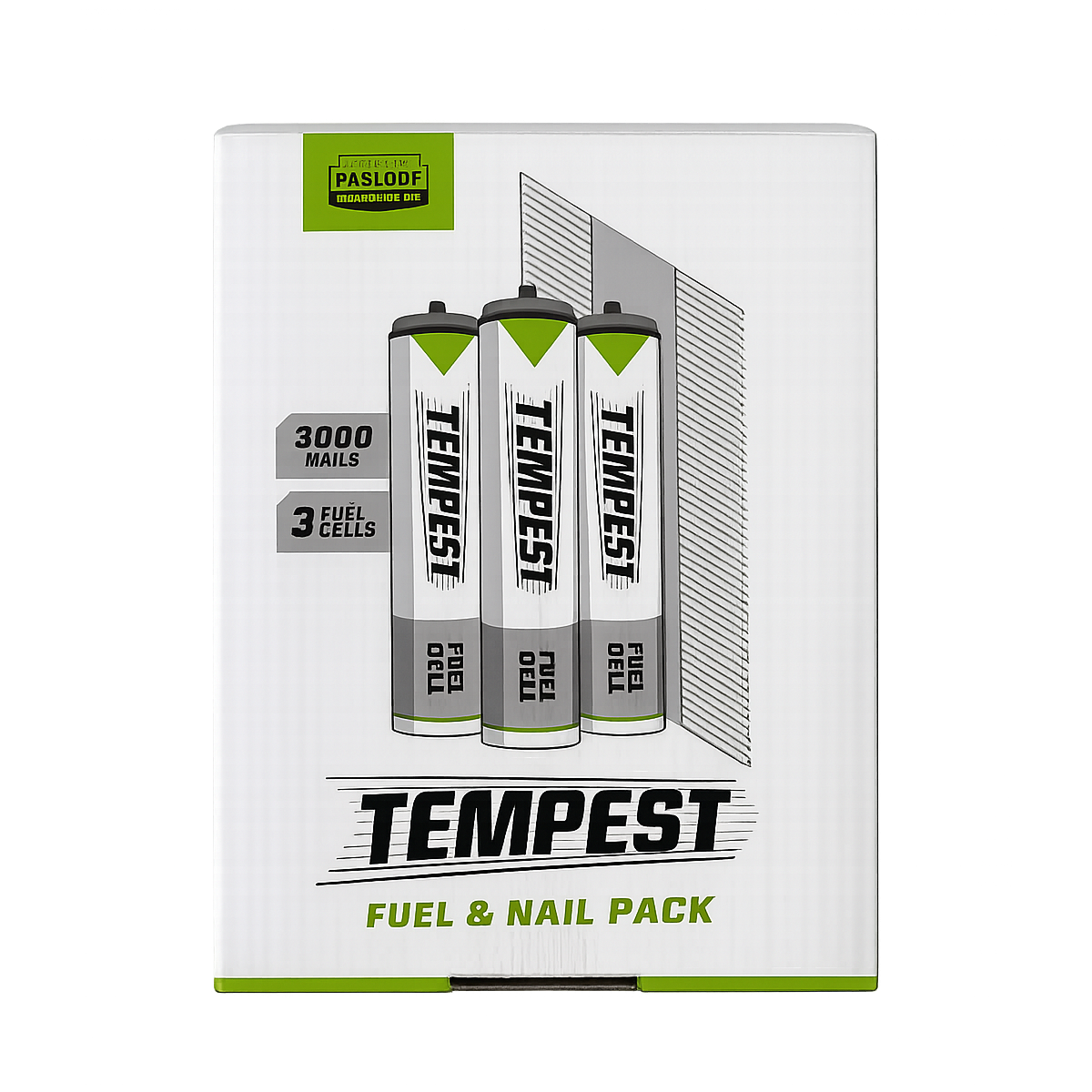 Paslode® Tempest Framing Nails Galvanised | 3000 Nails + 3 Fuel Cells
